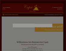 Tablet Screenshot of heimservice-capri.de